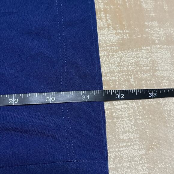 Chico's Palazzo Pants Plus Size 4 XXL Navy White Ikat Mandala Boho Resort - Picture 10 of 15